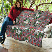Red Binakol Motifs With Jasminum Sambac Quilt Mabuhay Philippines Festival DT05 - Polynesian Pride