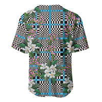 Blue Binakol Motifs With Jasminum Sambac Baseball Jersey Mabuhay Philippines Festival DT05 - Polynesian Pride