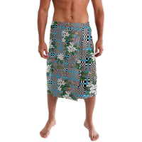 Blue Binakol Motifs With Jasminum Sambac Lavalava Mabuhay Philippines Festival DT05 Blue - Polynesian Pride
