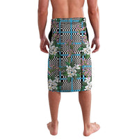 Blue Binakol Motifs With Jasminum Sambac Lavalava Mabuhay Philippines Festival DT05 - Polynesian Pride