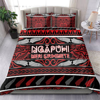 Ngapuhi Aotearoa Meri Kirihimete Bedding Set Maori Silver Fern Koru Tribal Pattern DT05 - Polynesian Pride