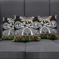 Polynesia Maui Black Tattoo Inspired Pillow Cover Tropical Leaf Skirt Costume DT05 - Polynesian Pride