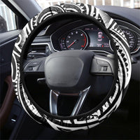 Polynesia Maui Black Tattoo Inspired Steering Wheel Cover Tropical Leaf Skirt Costume DT05 - Polynesian Pride