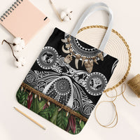 Polynesia Maui Black Tattoo Inspired Tote Bag Tropical Leaf Skirt Costume