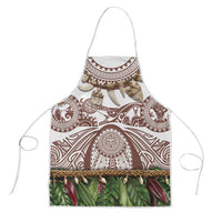 Polynesia Maui Umber Tattoo Inspired Apron Tropical Leaf Skirt Costume DT05 Brown - Polynesian Pride