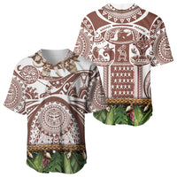 Polynesia Maui Umber Tattoo Inspired Baseball Jersey Tropical Leaf Skirt Costume DT05 - Polynesian Pride