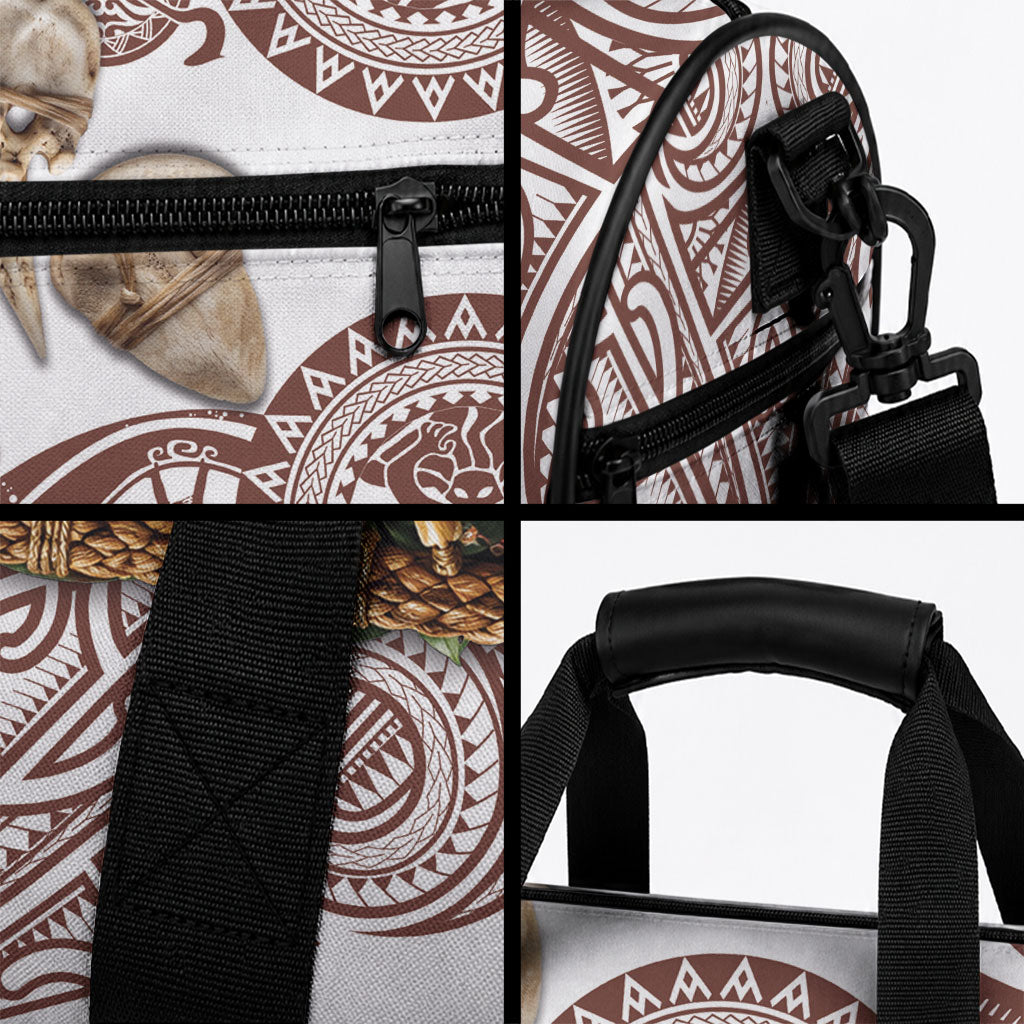 Polynesia Maui Umber Tattoo Inspired Duffle Bag Tropical Leaf Skirt Costume