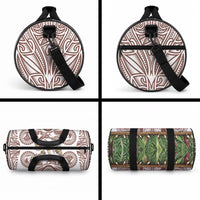 Polynesia Maui Umber Tattoo Inspired Duffle Bag Tropical Leaf Skirt Costume