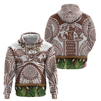 Polynesia Maui Umber Tattoo Inspired Hoodie Tropical Leaf Skirt Costume DT05 - Polynesian Pride