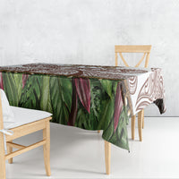 Polynesia Maui Umber Tattoo Inspired Tablecloth Tropical Leaf Skirt Costume