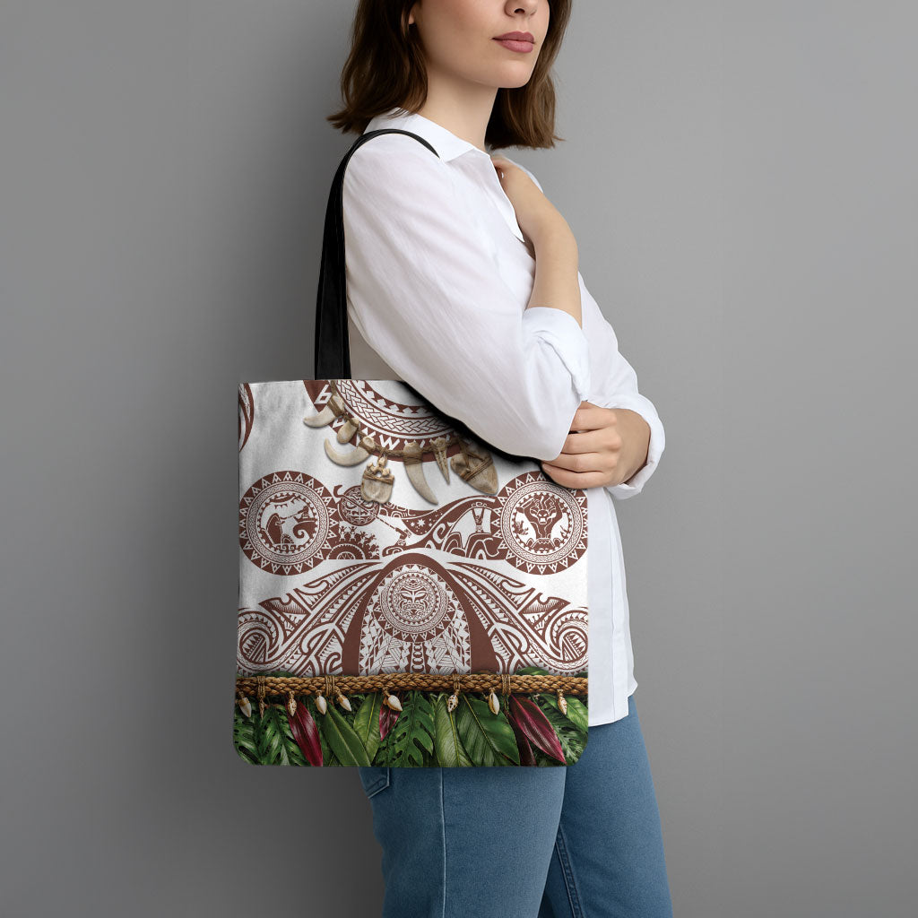 Polynesia Maui Umber Tattoo Inspired Tote Bag Tropical Leaf Skirt Costume DT05 - Polynesian Pride