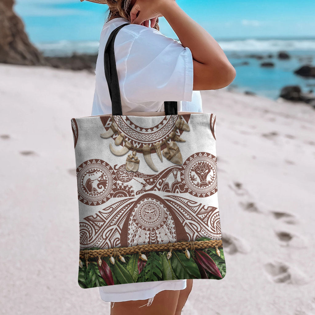 Polynesia Maui Umber Tattoo Inspired Tote Bag Tropical Leaf Skirt Costume DT05 - Polynesian Pride