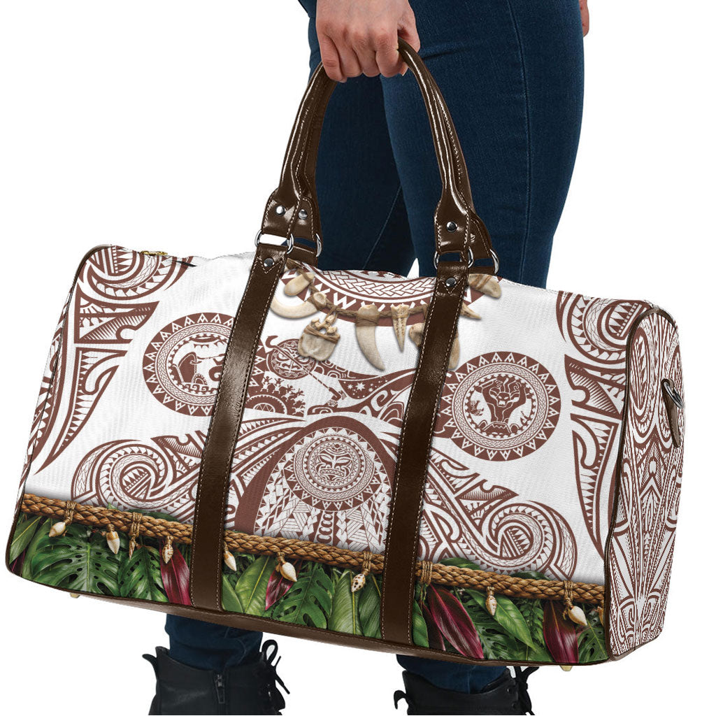 Polynesia Maui Umber Tattoo Inspired Travel Bag Tropical Leaf Skirt Costume DT05 - Polynesian Pride