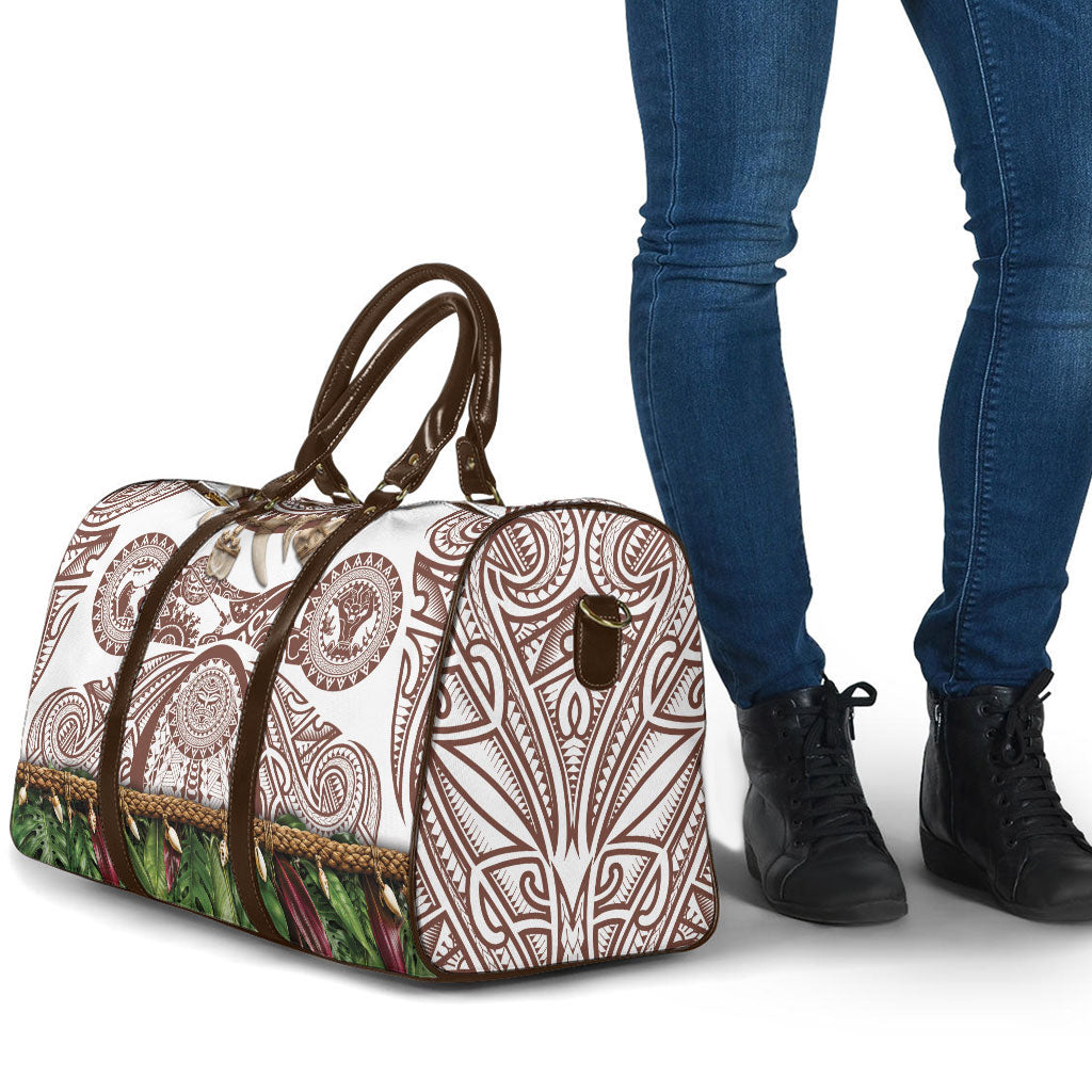 Polynesia Maui Umber Tattoo Inspired Travel Bag Tropical Leaf Skirt Costume DT05 - Polynesian Pride