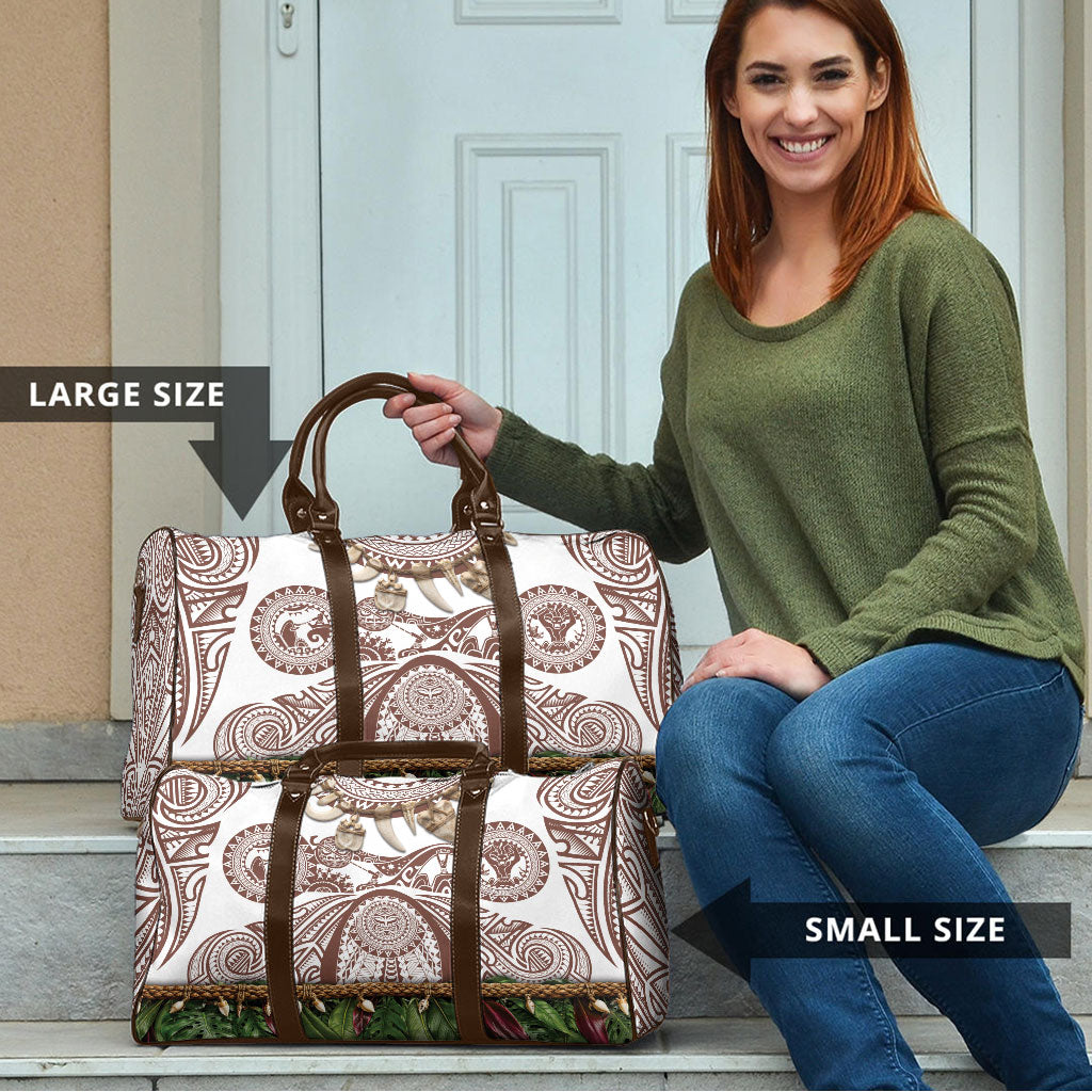 Polynesia Maui Umber Tattoo Inspired Travel Bag Tropical Leaf Skirt Costume DT05 - Polynesian Pride