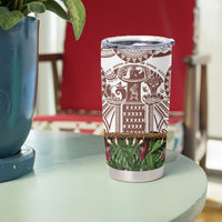 Polynesia Maui Umber Tattoo Inspired Tumbler Cup Tropical Leaf Skirt Costume DT05 - Polynesian Pride