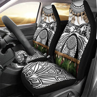 Polynesia Maui White Tattoo Inspired Car Seat Cover Tropical Leaf Skirt Costume DT05 - Polynesian Pride