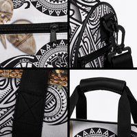 Polynesia Maui White Tattoo Inspired Duffle Bag Tropical Leaf Skirt Costume