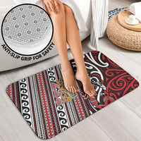 Maori Language Week Bathroom Set Ake Ake Ake Tribal Patterns