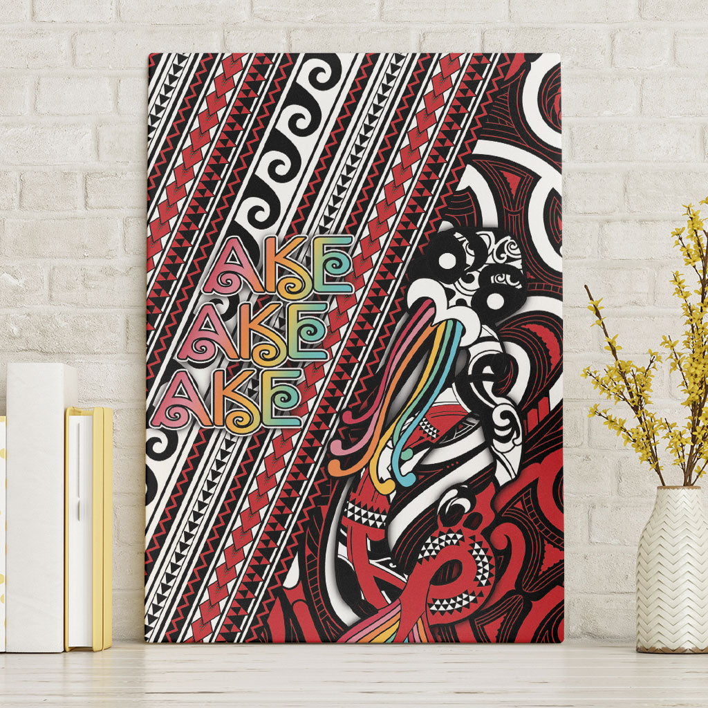 Maori Language Week Canvas Wall Art Ake Ake Ake Tribal Patterns