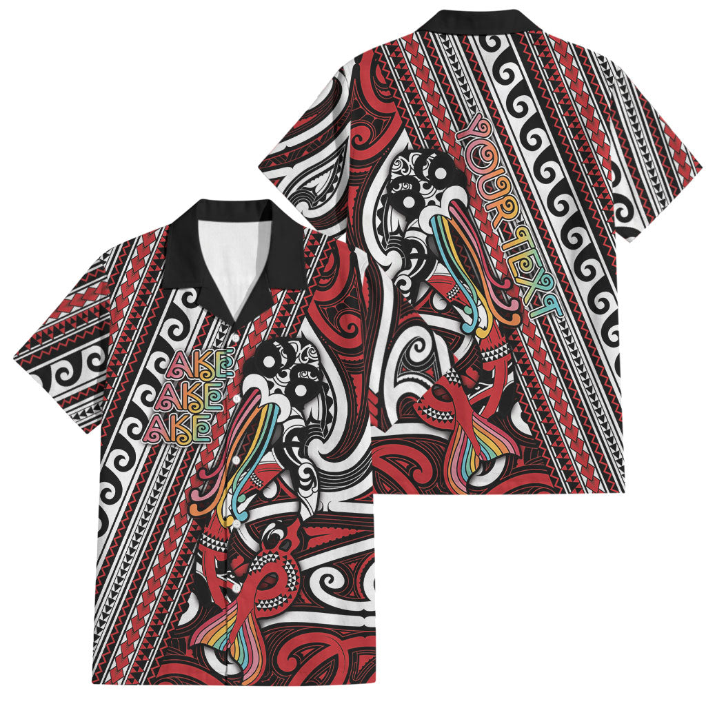Personalised Maori Language Week Family Matching Mermaid Dress and Hawaiian Shirt Ake Ake Ake Tribal Patterns