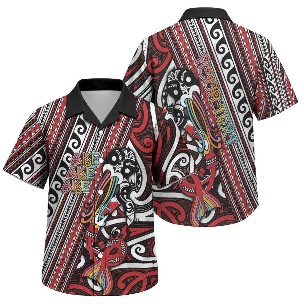 Personalised Maori Language Week Family Matching Tank Maxi Dress and Hawaiian Shirt Ake Ake Ake Tribal Patterns