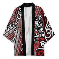 Personalised Maori Language Week Kimono Ake Ake Ake Tribal Patterns