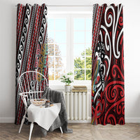Maori Language Week Window Curtain Ake Ake Ake Tribal Patterns