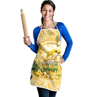 Hawaii Banana Dolphin Apron Cute Cosplay Naiʻa Fish Tribal Patterns DT05 - Polynesian Pride