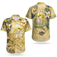 Hawaii Banana Dolphin Couples Matching Mermaid Dress and Hawaiian Shirt Cute Cosplay Naiʻa Fish Tribal Patterns DT05 - Polynesian Pride