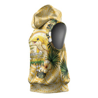 Hawaii Banana Dolphin Sleeveless Hoodie Cute Cosplay Naiʻa Fish Tribal Patterns DT05 - Polynesian Pride