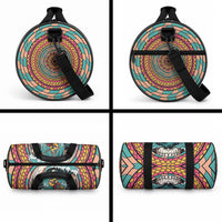 3D Illusion Surfing Skull Aloha Halloween Duffle Bag Tropical Guitarist Bones Wave DT05 - Polynesian Pride