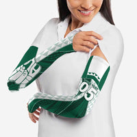 Custom Hawaii Volleyball Arm Sleeves Shaka Aloha Hand