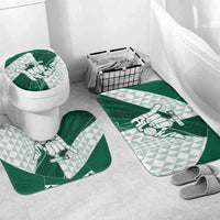 Hawaii Volleyball Bathroom Set Shaka Aloha Hand DT05 Mat Set Only (3 pcs) One Size Green - Polynesian Pride