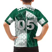 Custom Hawaii Volleyball Family Matching Tank Maxi Dress and Hawaiian Shirt Shaka Aloha Hand DT05 - Polynesian Pride