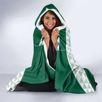 Hawaii Volleyball Hooded Blanket Shaka Aloha Hand