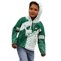 Custom Hawaii Volleyball Kid Hoodie Shaka Aloha Hand
