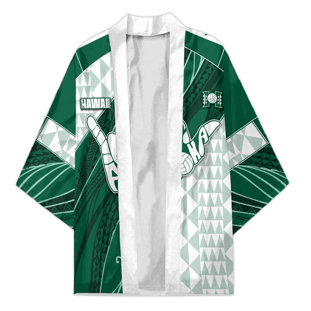 Custom Hawaii Volleyball Kimono Shaka Aloha Hand
