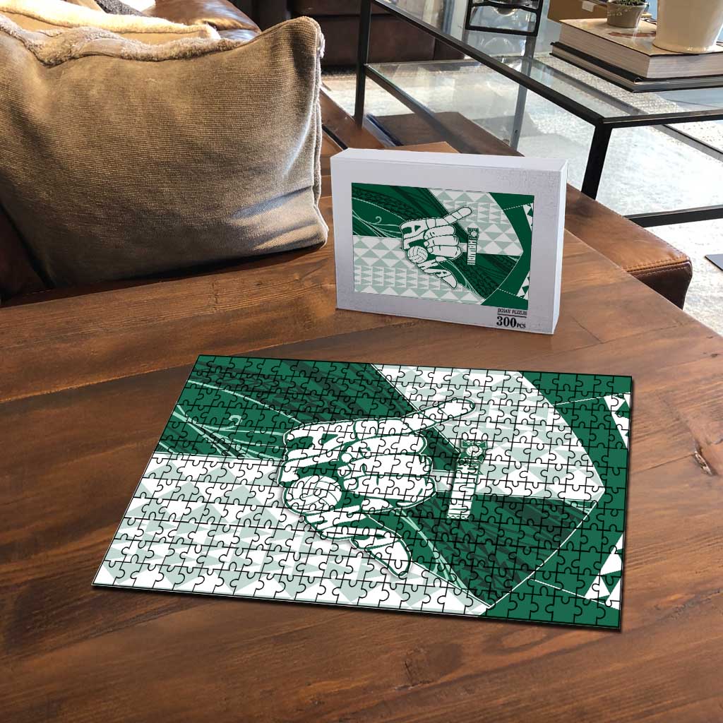 Hawaii Volleyball Puzzle Shaka Aloha Hand