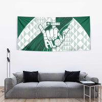 Hawaii Volleyball Tapestry Shaka Aloha Hand