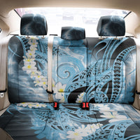 Piko Hawaiian Back Car Seat Cover Blue Galaxy Spiral Plumeria Tribal Patterns