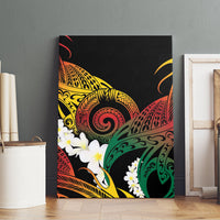Piko Hawaiian Canvas Wall Art Gradient Spiral Plumeria Tribal Patterns