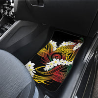 Piko Hawaiian Car Mats Gradient Spiral Plumeria Tribal Patterns