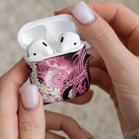 Piko Hawaiian AirPods Case Pink Galaxy Spiral Plumeria Tribal Patterns