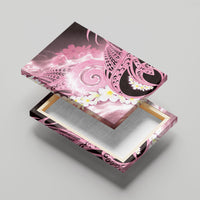 Piko Hawaiian Canvas Wall Art Pink Galaxy Spiral Plumeria Tribal Patterns