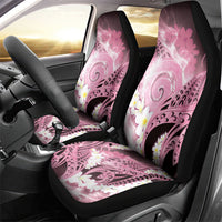 Piko Hawaiian Car Seat Cover Pink Galaxy Spiral Plumeria Tribal Patterns