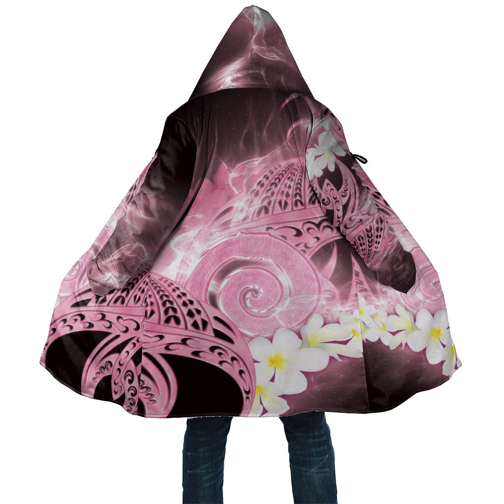 Piko Hawaiian Cloak Pink Galaxy Spiral Plumeria Tribal Patterns DT05 Unisex Pink - Polynesian Pride