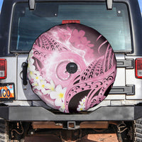 Piko Hawaiian Spare Tire Cover Pink Galaxy Spiral Plumeria Tribal Patterns