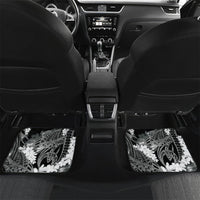 Piko Hawaiian Car Mats Monochrome Galaxy Spiral Plumeria Tribal Patterns