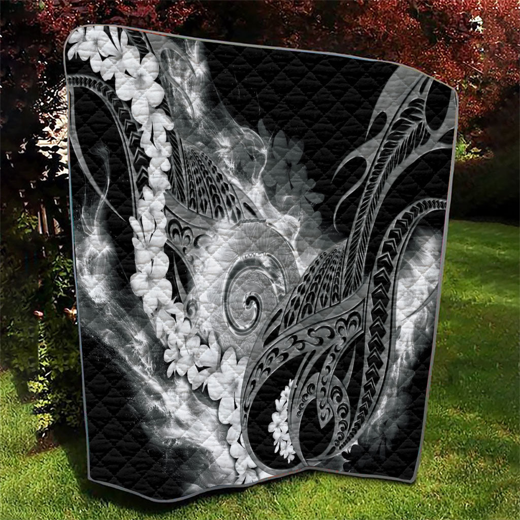 Piko Hawaiian Quilt Monochrome Galaxy Spiral Plumeria Tribal Patterns